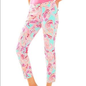 Lilly Pulitzer Kelly Skinny Ankle Pants-Love Birds
